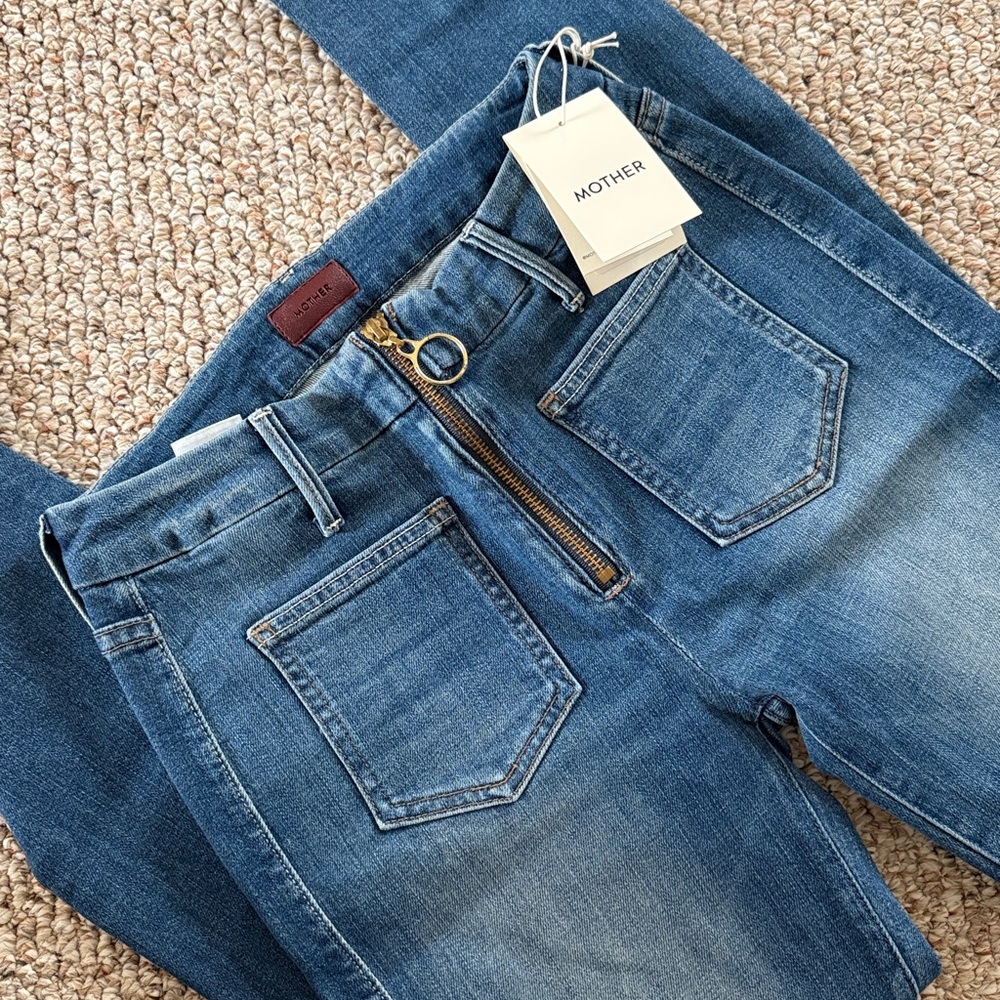 MOTHER Indigo Denim Pants